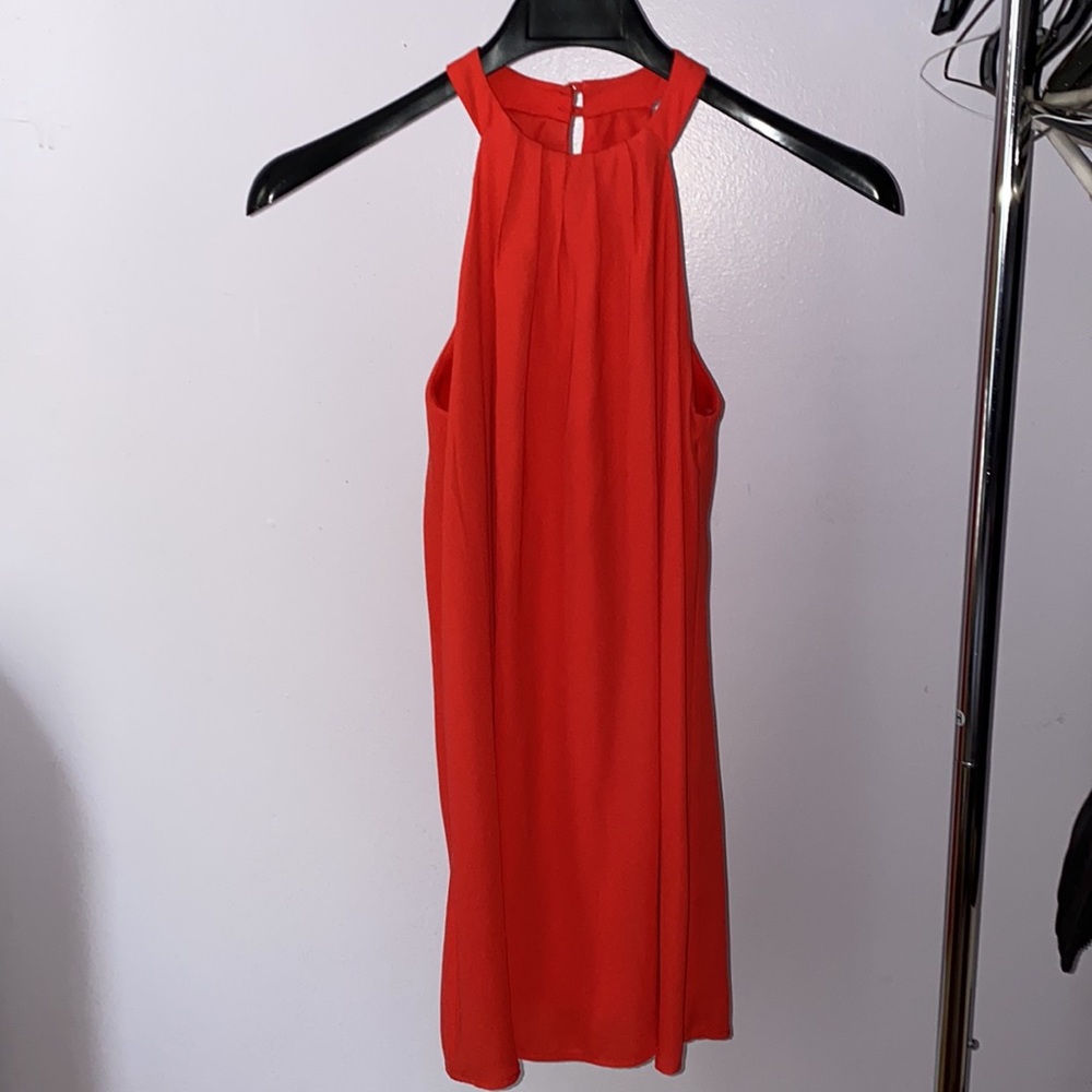 pink/red tunic dress